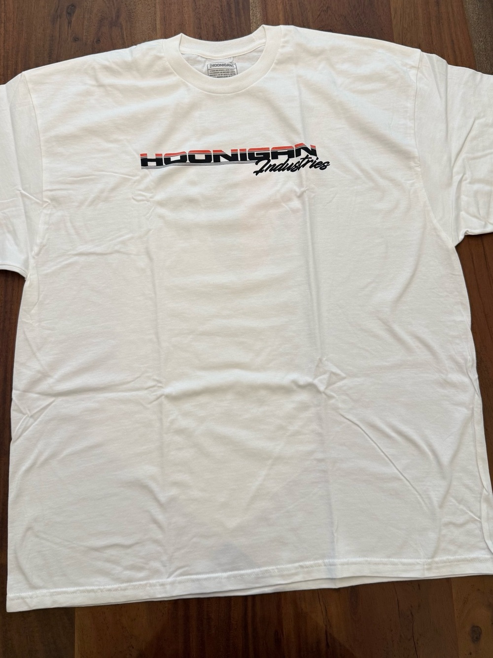 Hoonigan Industries White Logo Short Sleeve Crew Tee